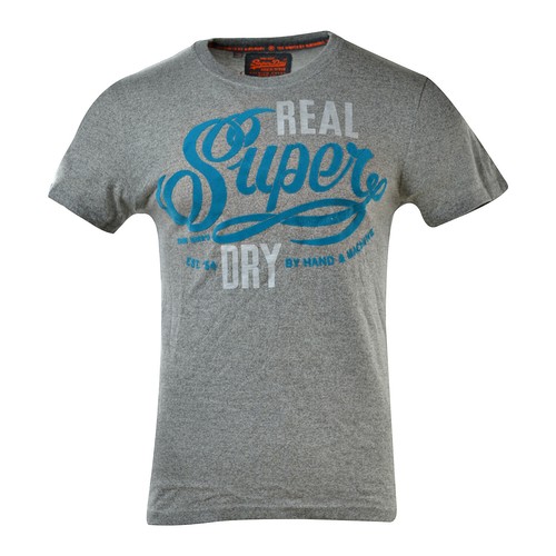 

Мужская футболка Superdry Real Ribbon Dark Grit Grey M10KX017-NKU