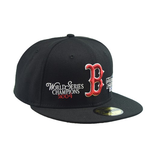 

Мужская кепка New Era Boston Red Sox World Series Champions 59Fifty, черная, Черный