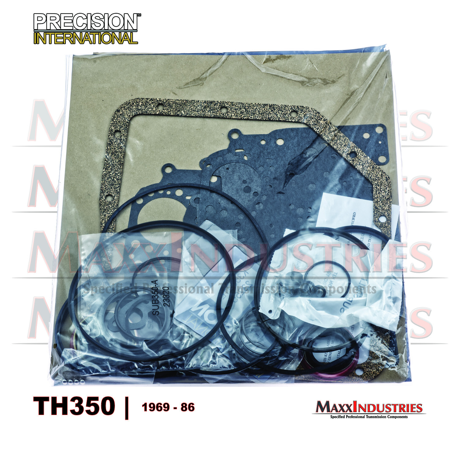 TH350 350C Transmission Rebuild - Overhaul Kit with Gaskets Seals O-rings