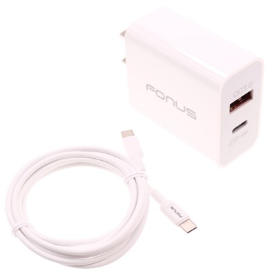 For Galaxy Tab S7/S9/FE/Plus Fast Type-C 36W PD Home Charger 6ft Long Cable