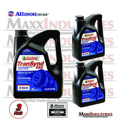 Allison Transynd TES 668 Full Synthetic Transmission Fluid 3 GAL 27101-CTCS