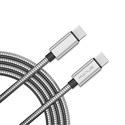 For Samsung Galaxy Tab A9/Plus - Type-C to USB-C 3ft Metal PD Cable Charger Cord