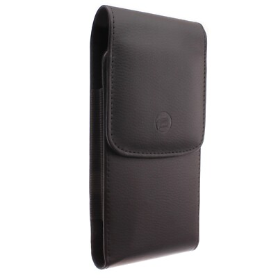 Leather Case Belt Clip Holster Cover Pouch Vertical Carry for Cell Phones