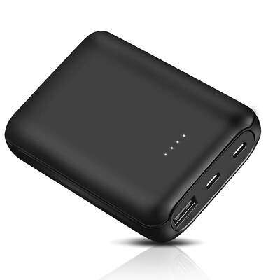 Power Bank 10000mAh Charger Portable Backup Battery USB-C Port for Cell Phones