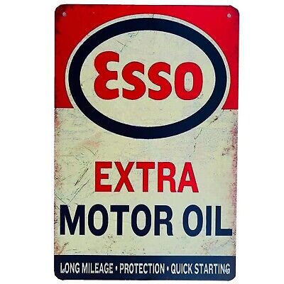 Esso Extra Motor Oil Vintage Novelty Metal Sign 5.5'' x 8'' Wall Art