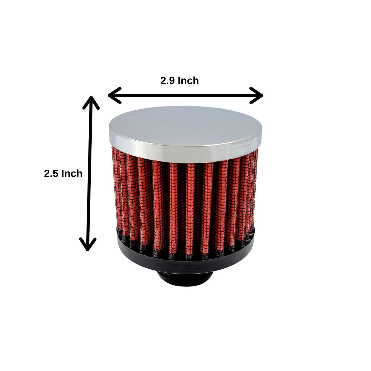 Breather Filter Push On Vent 1.25 Flange OD eBay