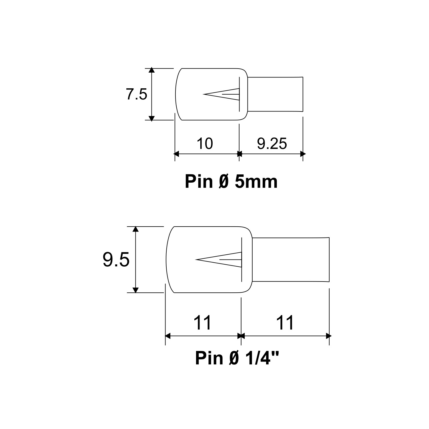 100 PACK 5MM Shelf Pin with Fin Stop Spoon Shaped Support Pegs