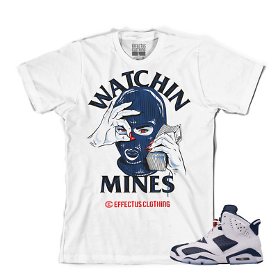 Tee to match Air Jordan Retro 6 Olympic Sneakers. Watchin Mines Olympic Tee
