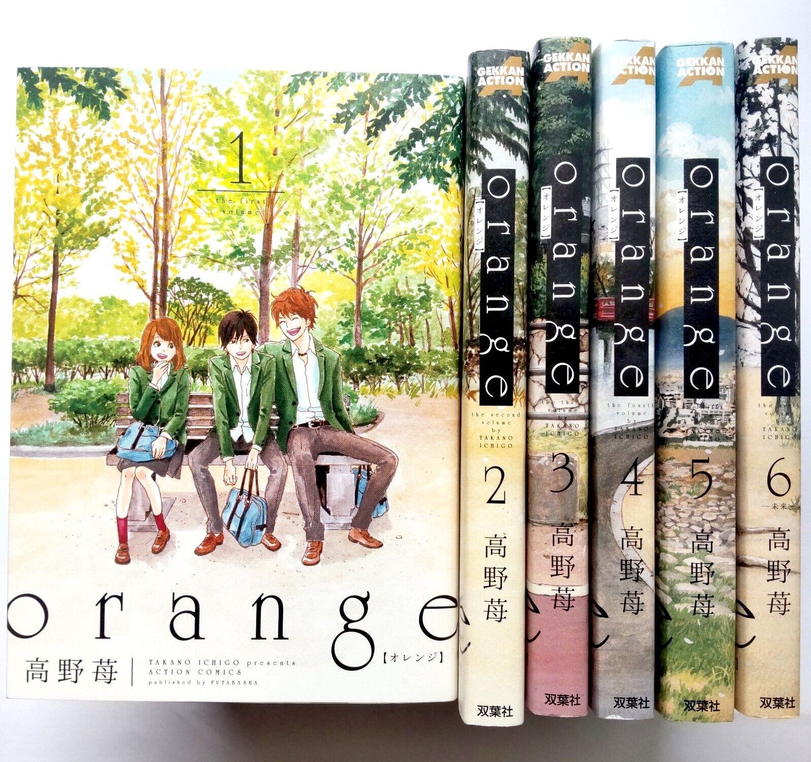 Orange by Ichigo Takano Vol.1-6 set Japanese Manga Comic Orange by Ichigo Takano Vol.1-6 set Japanese Manga Comic