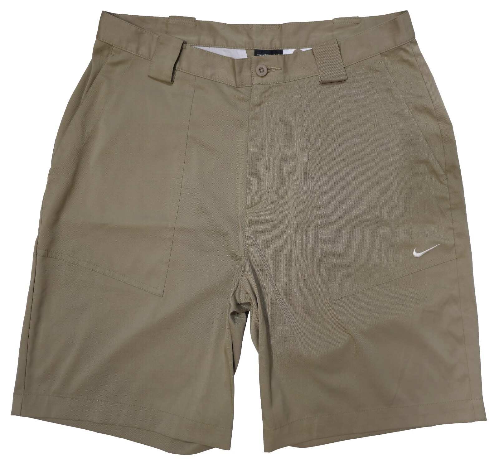 Nike Golf Shorts Men's Beige Chino Shorts Stretch Size M
