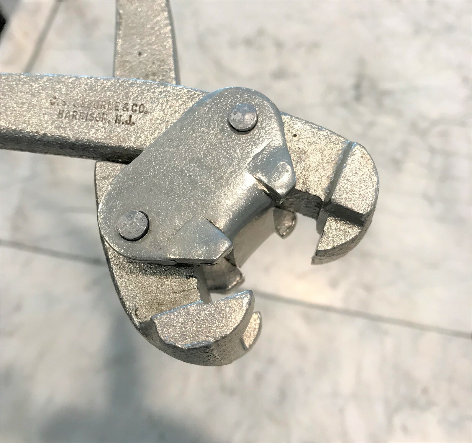 C. S. Osborne Leather 3 Prong Clip Pliers Fabric Upholstery Tool