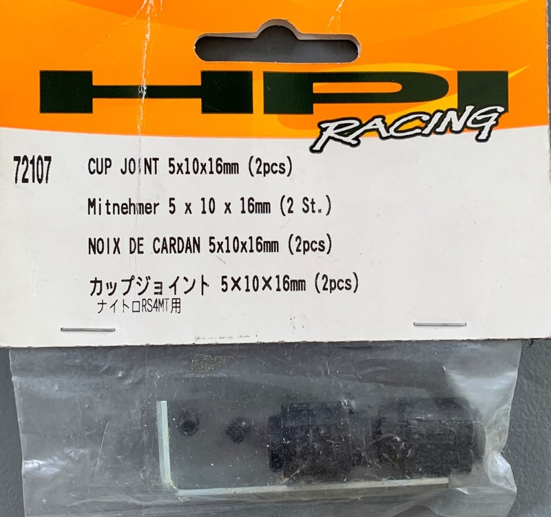 Noix De Cardan 5x10x16mm Rs4mt 72107 Hpi