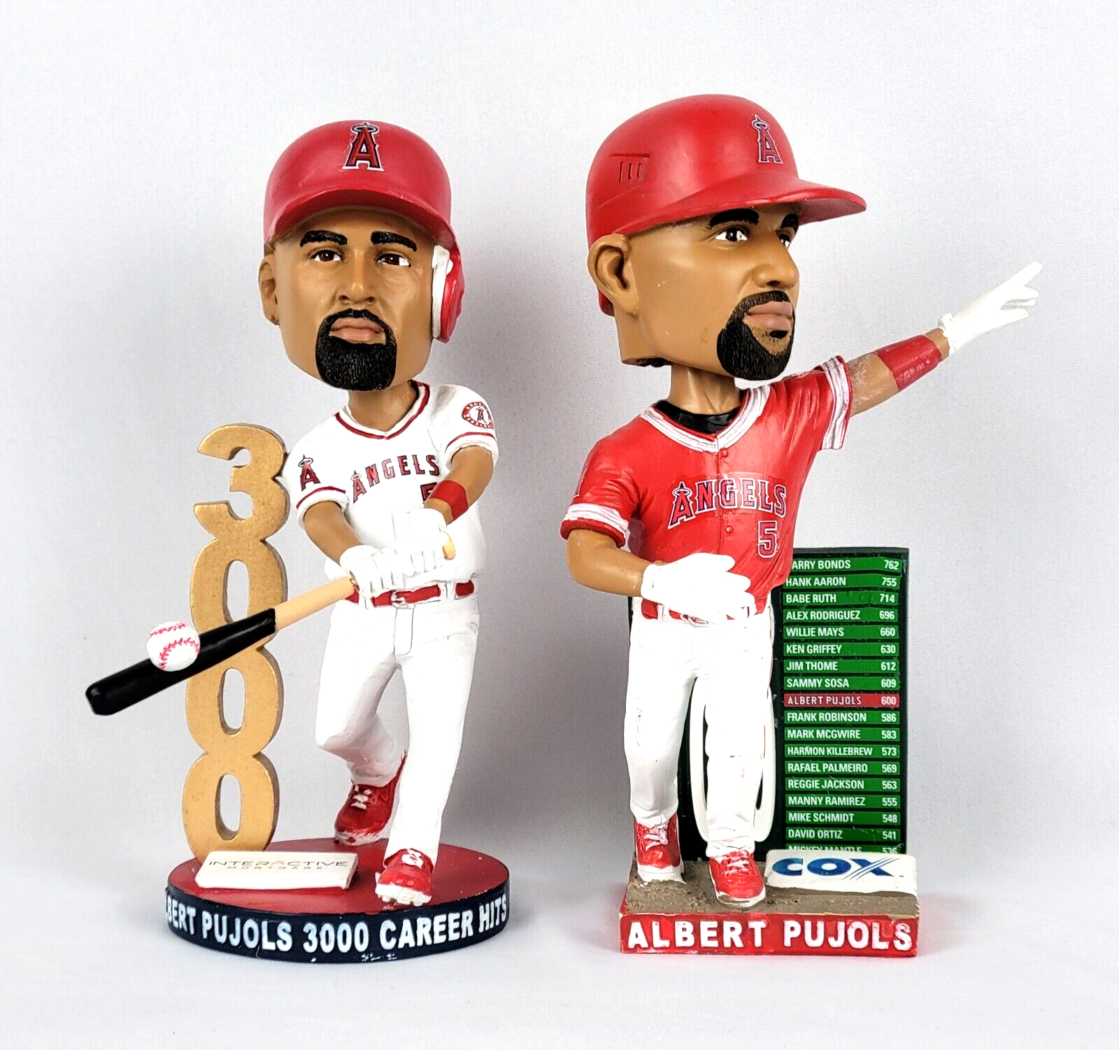 BOBBLEHED PUJOLS 3000 HITS フィギュア ANGELS Albert Pujols 3000 Hits Los Angeles￼ Angels Bobblehead