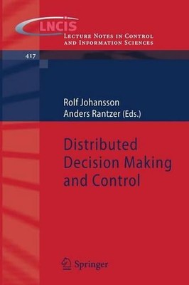 Distributed Decision Making and Control by Rolf Johansson (English) Paperback Bo