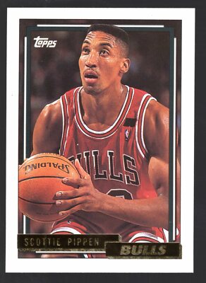 1992-93 TOPPS GOLD SCOTTIE PIPPEN CARD #389 **NM-MT