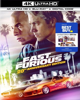 The Fast and the Furious - 20th Anniversary Limited Edition Steelbook 4K UHD B