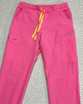 Figs Womens Size S Technical Collection Yola Skinny Pink Scrub Pants TW2000