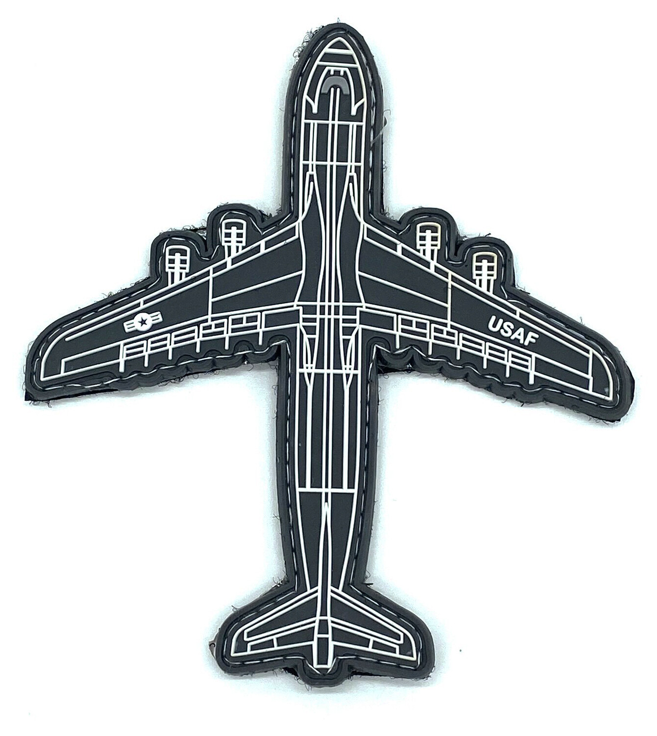 USAF 22d AIRLIFT SQ C-5 PVCパッチ Lockheed Martin® C-5 Galaxy® Silhouette PVC Shoulder Patch