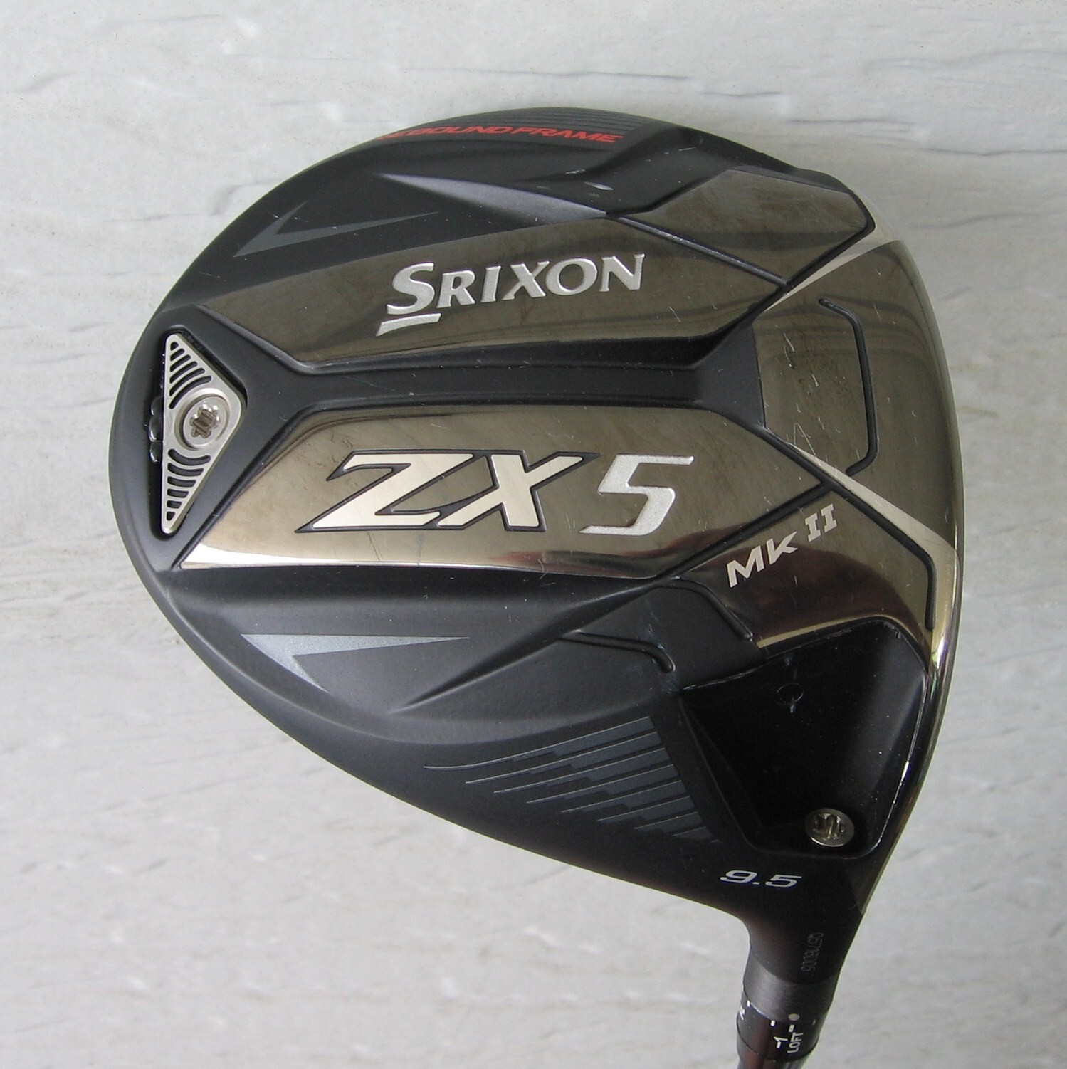 Srixon ZX-5 MKII 9.5 driver head only with headcover, no