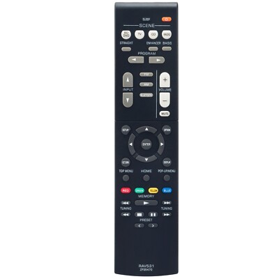 Yamaha Receiver Replaced Remote Control RAV531 RX-V379 RX-V381 RX-V383 HTR-3071
