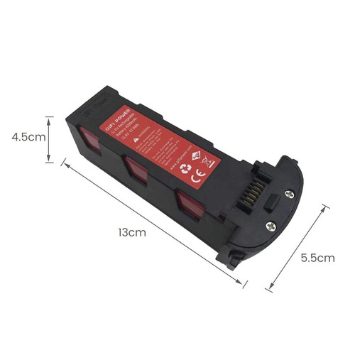 2 PC Replacement Li-Po Drone Battery for Hubsan H117S Zino, Zino PRO GPS RC