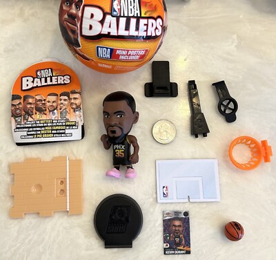 New Zuru 5 Surprise NBA Ballers RARE Kevin Durant 35 Phoenix Suns Basketball Set