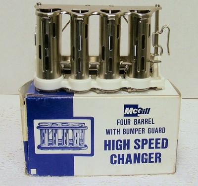 Lot of 2  McGILL FOUR BARREL HIGH SPEED BELT COIN CHANGER With BOX Made in USA