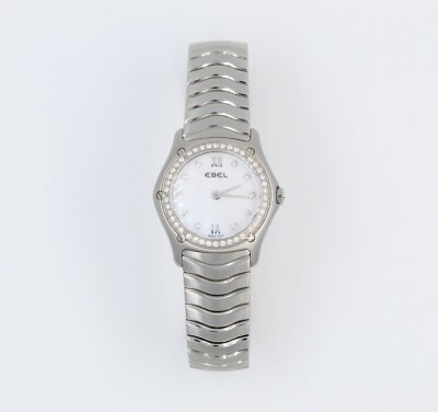 Quartz Watch Ebel with Diamonds 9090F24