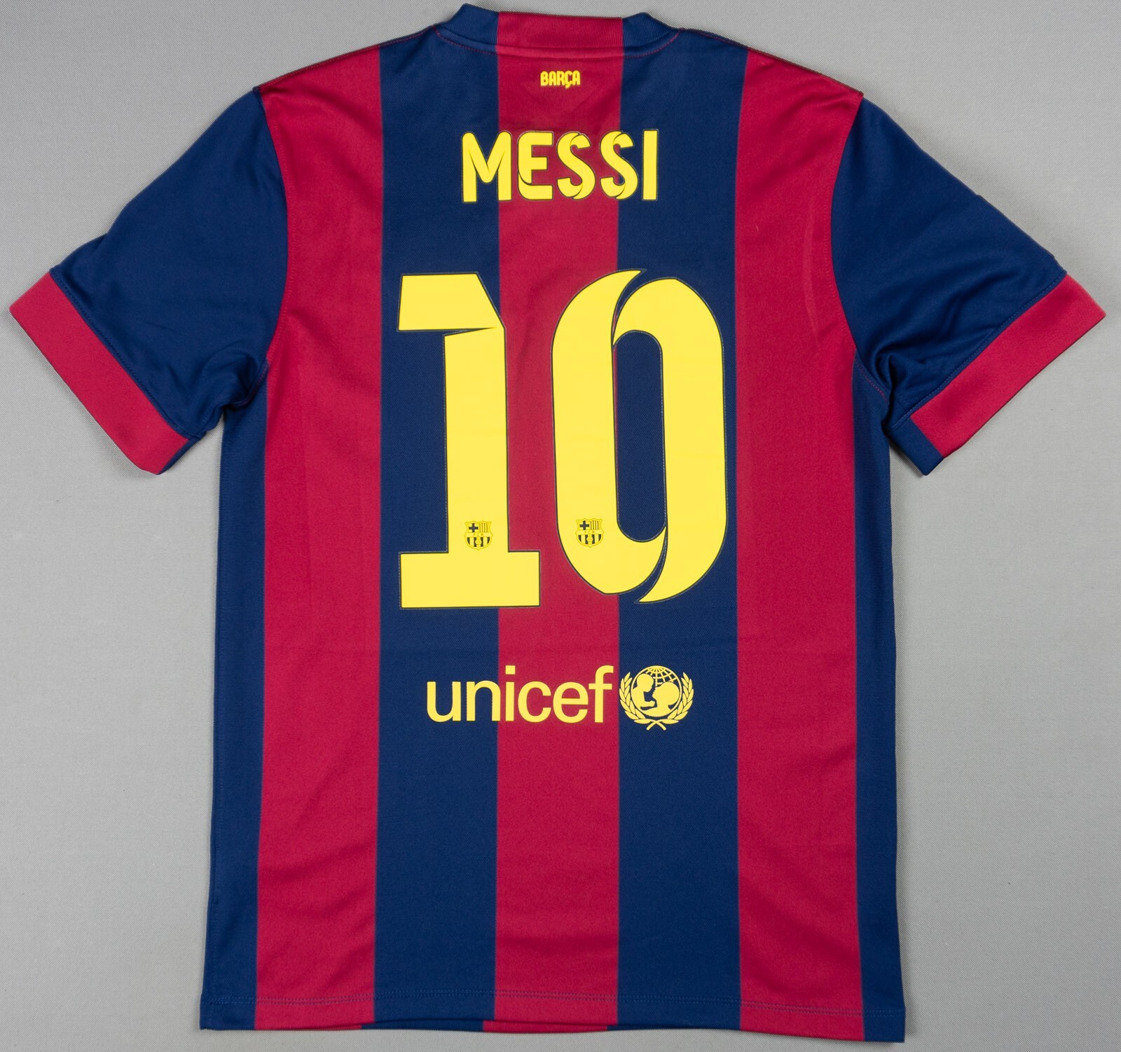 FC BARCELONA 2014-2015 LEO MESSI JERSEY HOME SHIRT M MEDIUM FC BARCELONA 2014-2015 LEO MESSI JERSEY HOME SHIRT M MEDIUM