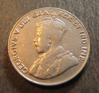 1932 Canada 5 Cents - King George V -  (P4401)