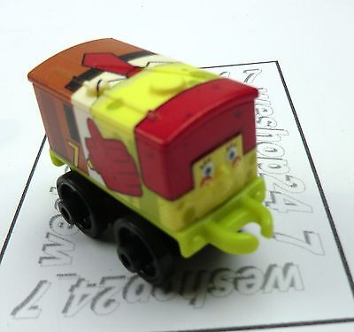 THOMAS & FRIENDS Minis Train Engine 2016 SPONGEBOB Toby as SPONGEBOB ~ Weighted