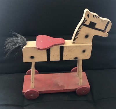 fisher price horse on wheels
