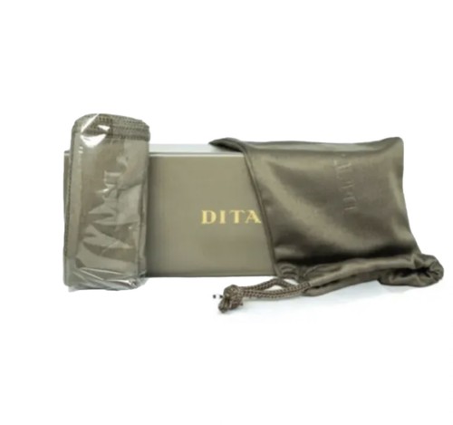 Pre-owned Dita Sunglasses Mach Six Dts 121-06 Matte Black Iron Gray Gradient Authentic