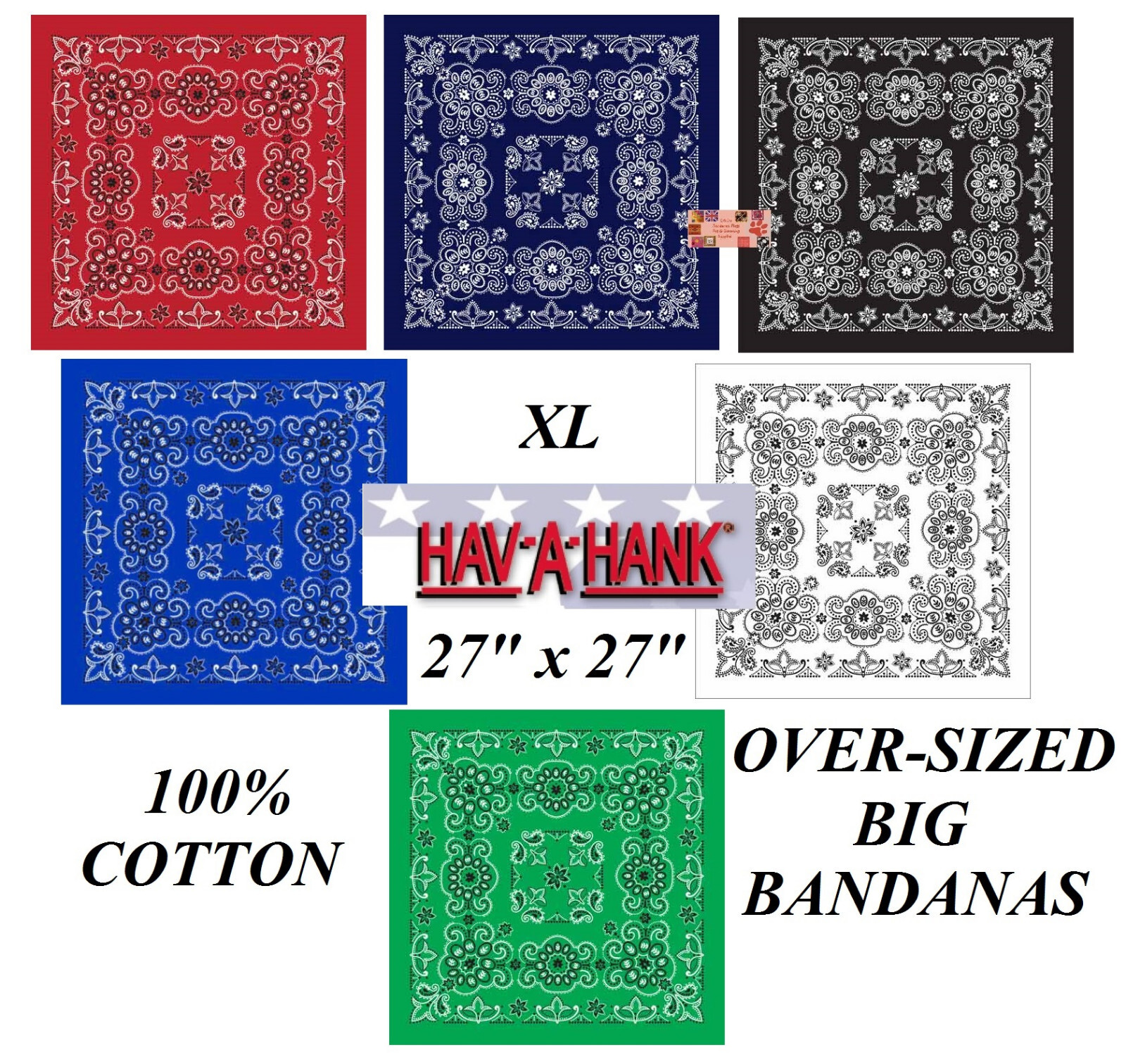 HavAHank XL KING SUPER SIZED PAISLEY 27