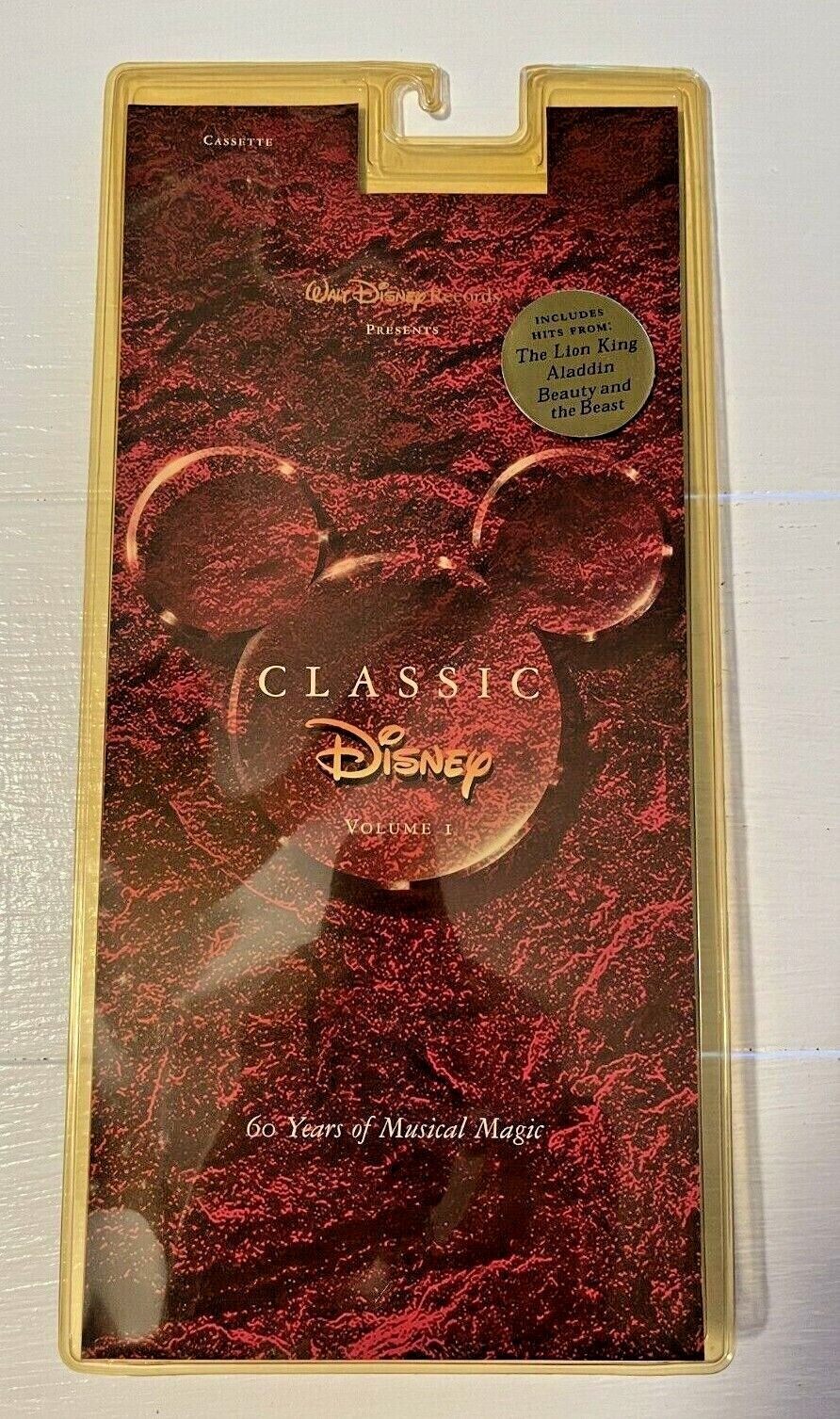 Classic Disney 60 Years of Musical Magic Volume 1 Cassette