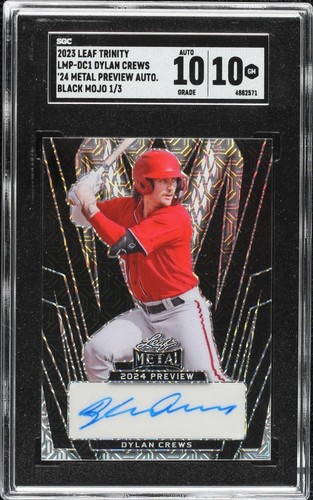 その他 9/99 Leaf Dylan Crews Auto 2024 Leaf Metal RWB #1RG-DC1 Dylan Crews Auto 2/3 Red