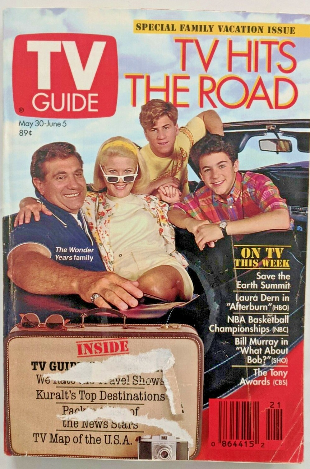 Tv Guide Magazine May 30-June 5 1992 The Wonder Years Family
