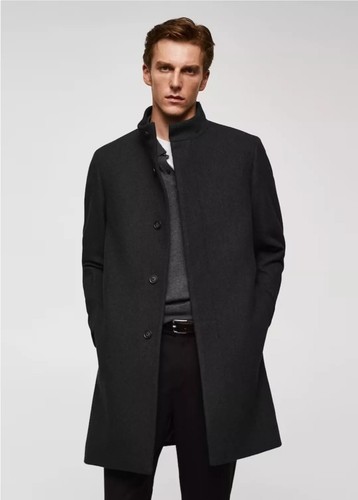 Zara Man Men's Size XXL Black Zip/Button Front Jacket