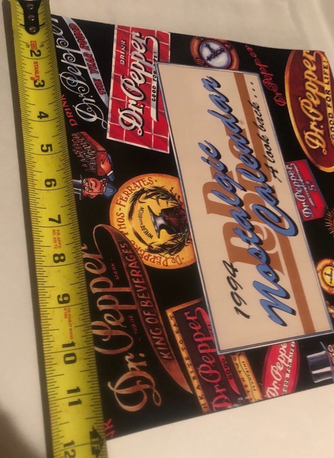 Vintage 1994 Dr. Pepper Advertising Nostalgic Wall Calendar *NEW Old Stock*