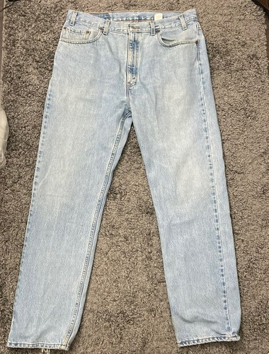 Vintage Levis 505 Regular Fit Light Wash Distressed Made In Vintage Levis 505 Regular Fit Light Wash Distressed Made In