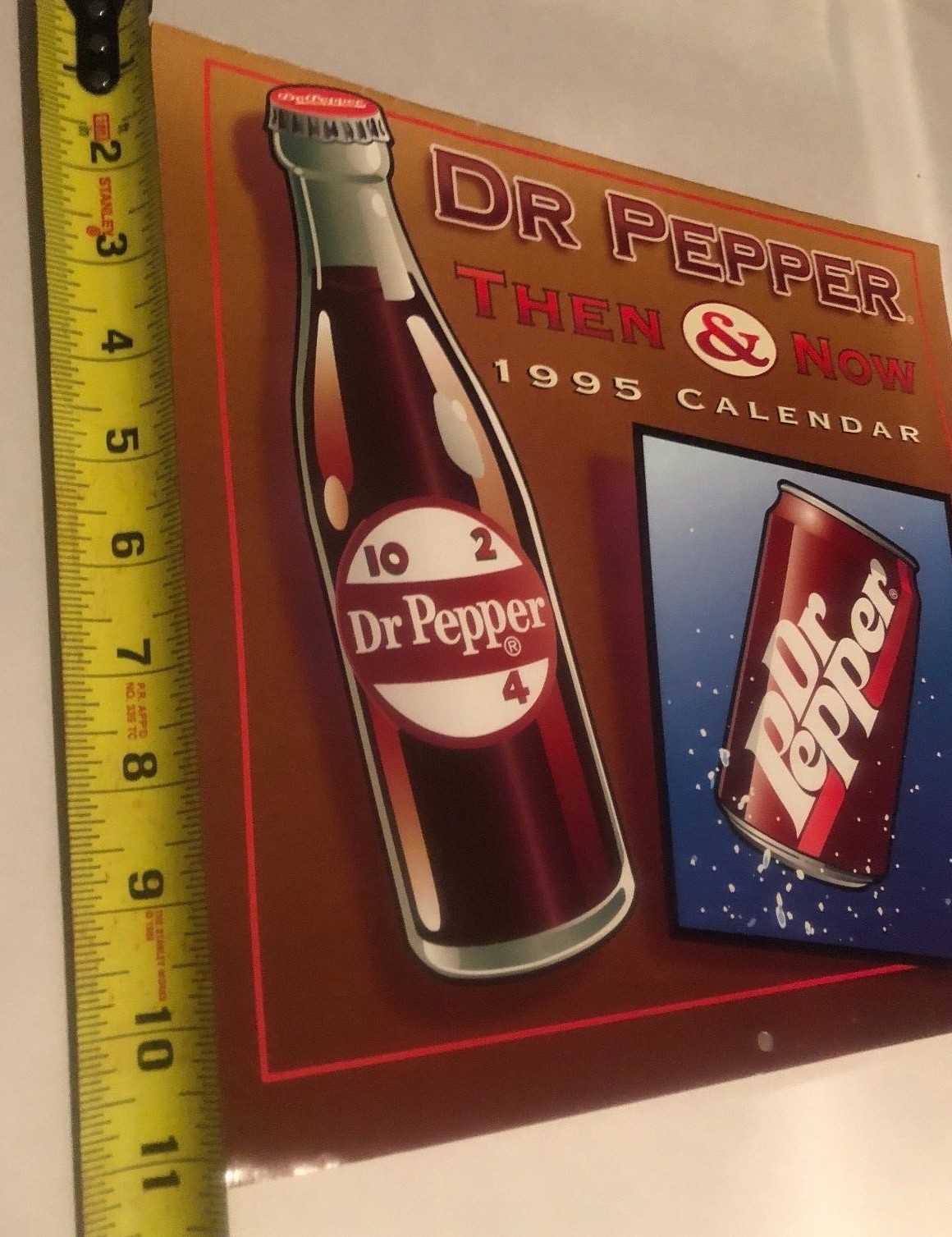 Vintage 1995 Dr. Pepper Advertising Wall Calendar *NEW Old Stock*