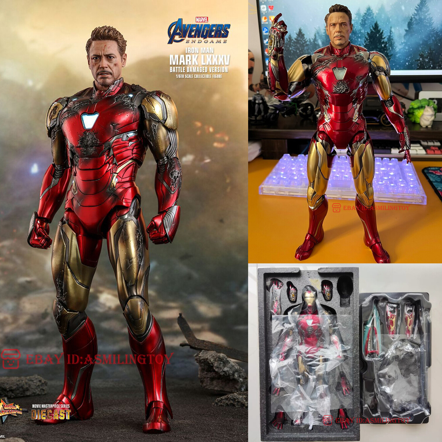 Hot Toys HT MMS543-D33 Avengers Endgame Iron Man MARK85 Mark Hot Toys HT MMS543-D33 Avengers Endgame Iron Man MARK85 Mark