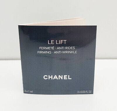Chanel Le Lift Cream eye + Serum + Cream SAMPLE CARD