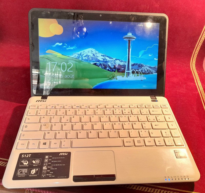 Ordinateur Portable Tactile Msi Model S12t 3m-011fr