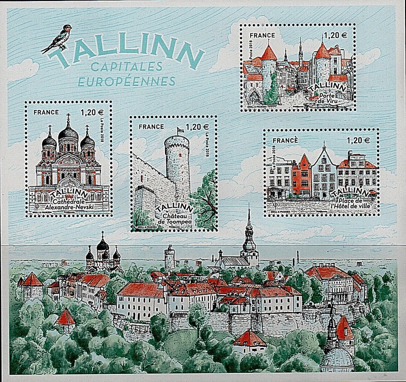 Feuillet NÂ° F5212 Neuf Xx  Luxe - Tallinn - Capitale Europeenne
