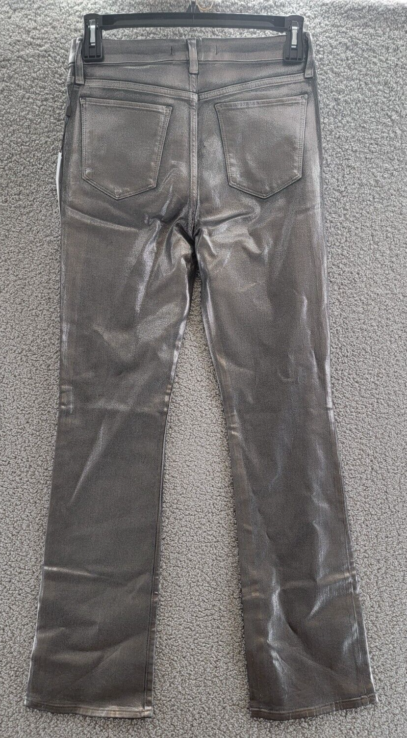 Joe's Jeans The Hi Honey High Rise Metallic Bootcut Jeans Women's 30 Gunmetal~ - Picture 12 of 18