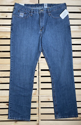 NEW Cinch Silver Label Jeans Slim Fit Mid Rise Relaxed Waist Straight Leg 38x32