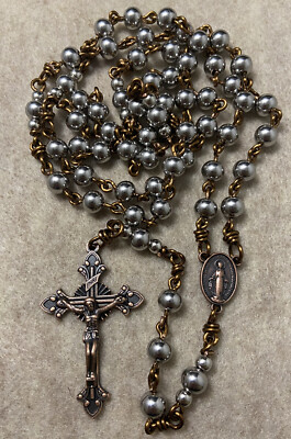 Stainless Steel Beads Rosary- Unbreakable Catholic Rosary- Handmade