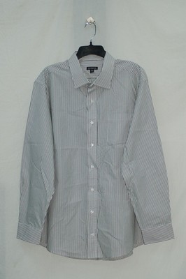 GEORGE BUTTON UP SHIRT WHITE STRIPE COMBO XL 46-48 - NEW WITHOUT TAG 10318