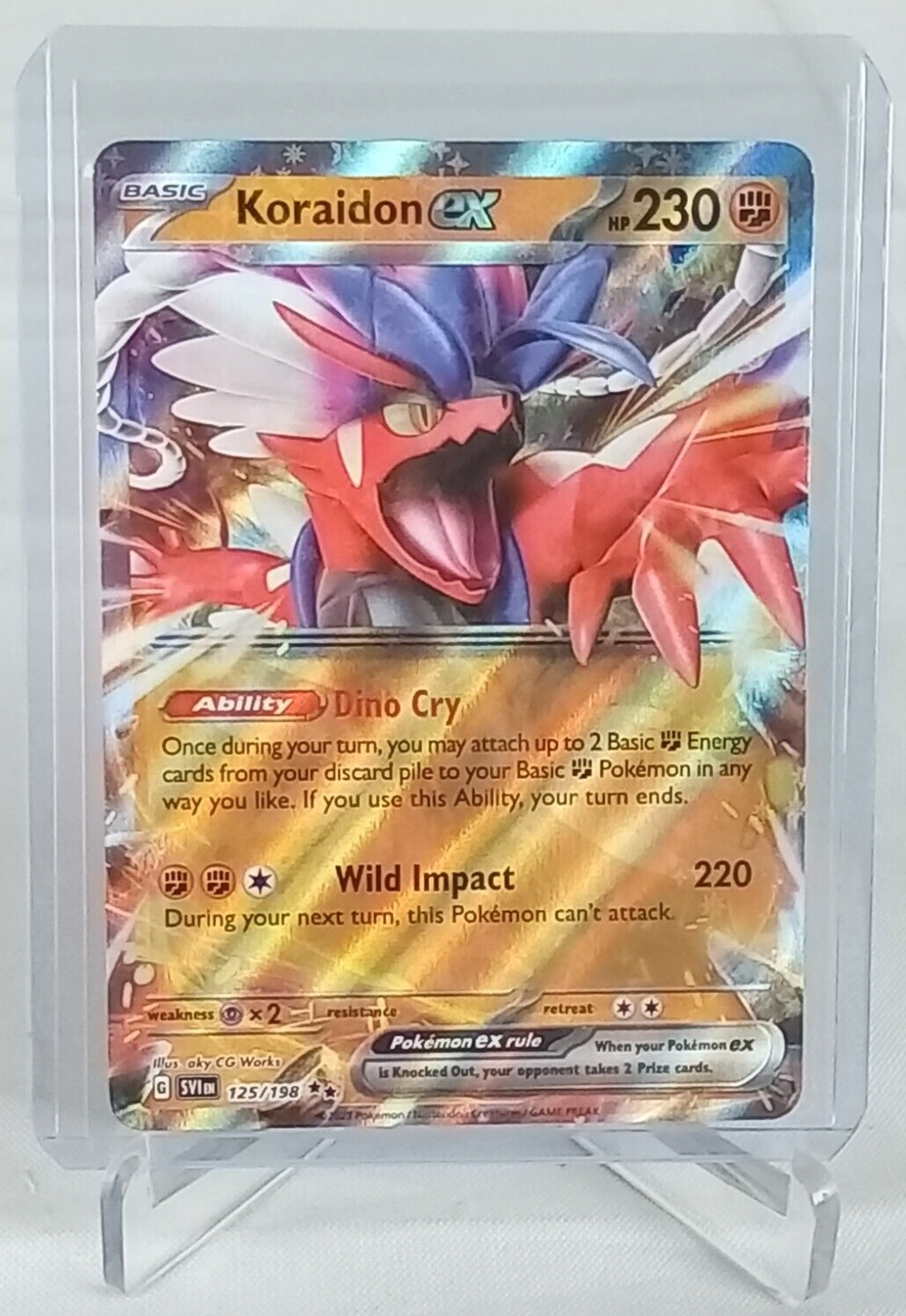 Koraidon Ex Hp 230 Holo #125 Pokémon Card 2023 | eBay